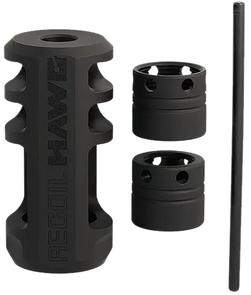 Browning 001293093 Xeno Recoil Hawg Black Matte Stainless Steel M13x0.75 Threads 2.20" OAL
