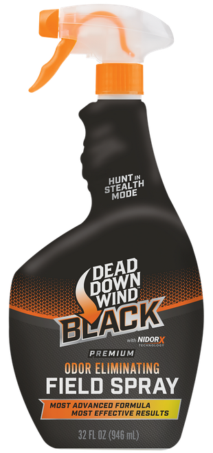 Dead Down Wind 137240 Black Premium Field Spray Odor Eliminator 24 oz Trigger Spray