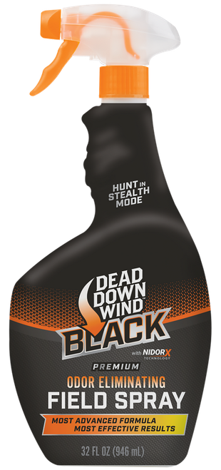 Dead Down Wind 137240 Black Premium Field Spray Odor Eliminator 24 oz Trigger Spray