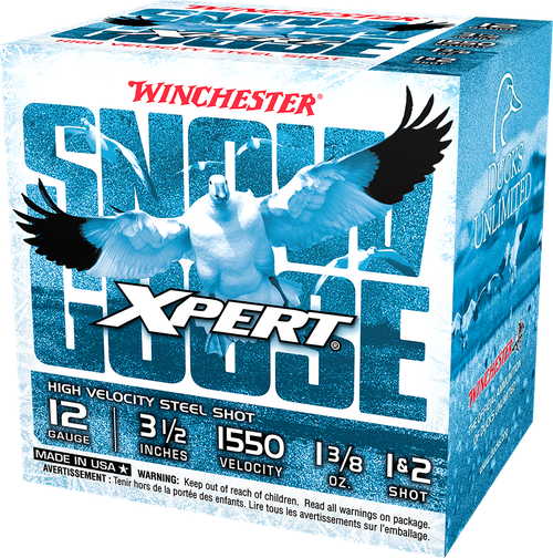 Winchester Ammo WXS12L12 Xpert Snow Goose High Velocity 12Gauge 3.50" 1 3/8oz 1/2Shot 25 Per Box/10 Case