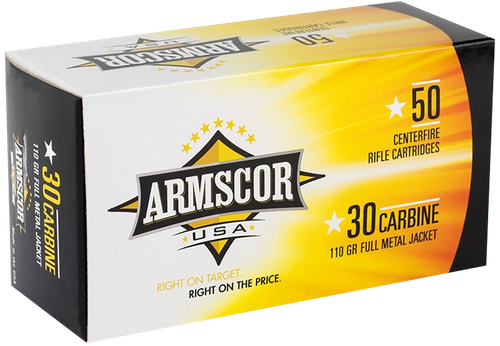 Armscor FAC30CIN USA  30Carbine 110gr Full Metal Jacket 50 Per Box/20 Case