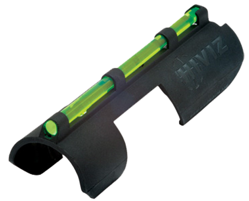 HiViz MPBTAC MPB-TAC Plain Barrel Snap-On Front Sight  Black | Green/Red Fiber Optic