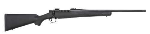 Mossberg 27892 Patriot  Full Size 30-06 Springfield 5+1 22" Matte Blued Fluted Barrel, Drilled & Tapped Matte Blued Stainless Steel Receiver, Black Fixed Synthetic Stock, Right Hand