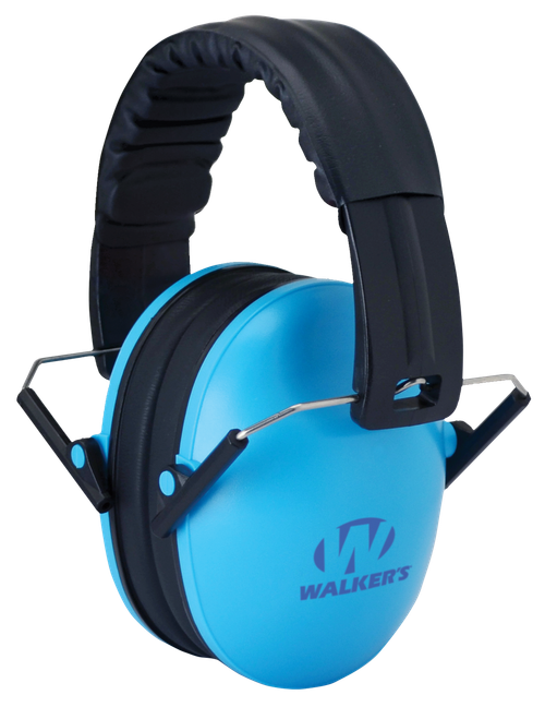 Walker's GWPFKDMBL Baby & Kids Folding Muff 23 dB Over the Head Blue/Black Polymer