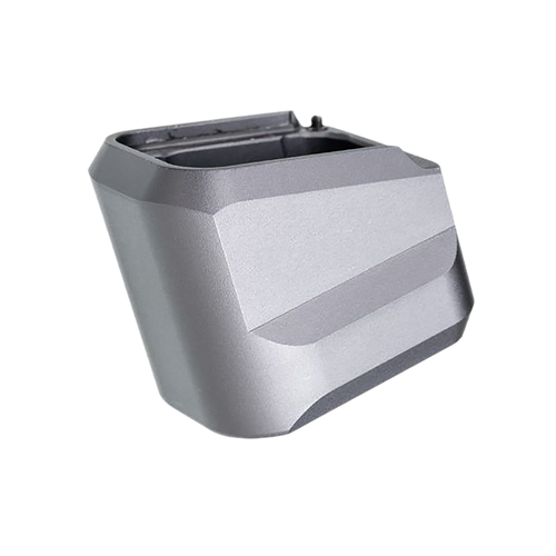 Tyrant CNC TDVP9MAGEXGREY Magazine Extension  Fits H&K VP9/VP40/VP30 5rd Grey Aluminum