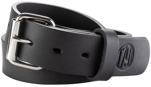 1791 Gunleather BLT013640SBLA 01  Gun Belt Stealth Black Leather 36/40 1.50" Wide Buckle Closure