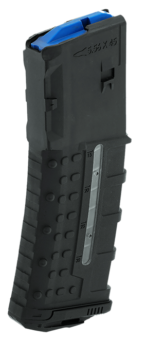 Leapers RBTAM30   30rd Windowed 223 Rem Fits AR-15 Black Polymer/Steel