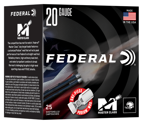 Federal MC2247.5   20Gauge 2.75" 7/8oz 7.5Shot 25 Per Box/10 Case