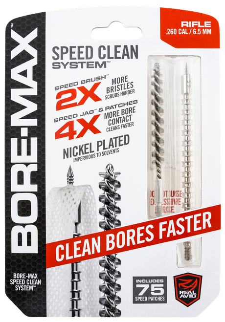 Real Avid AVBMSET65MM Bore-Max Speed Clean Upgrade Set 6.5mm Rifle