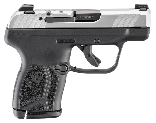Ruger 13754 LCP Max *CA Complaint 380 ACP 10+1 2.80" Black Oxide Alloy Steel Barrel, Matte Stainless Steel Serrated Slide, Black Polymer Frame, Textured Grip