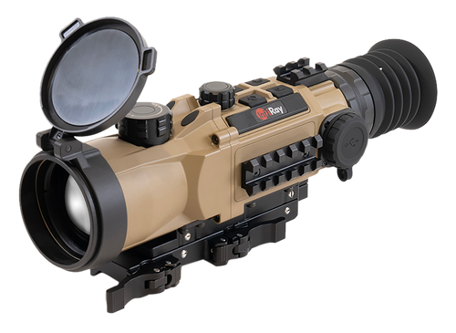 InfiRay Outdoor HYL50W RICO Hybird Thermal Black/Flat Dark Earth 3x 50mm Multi- 1 BDC/1 DIY/7 Static Reticle 8x Zoom 384x288, 12 Microns, 90 Hz Resolution