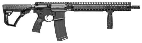 Daniel Defense 0214515175047 DDM4 V9 5.56x45mm NATO 16" 30+1 Black Hard Coat Anodized 6 Position w/SoftTouch Overmolding Stock