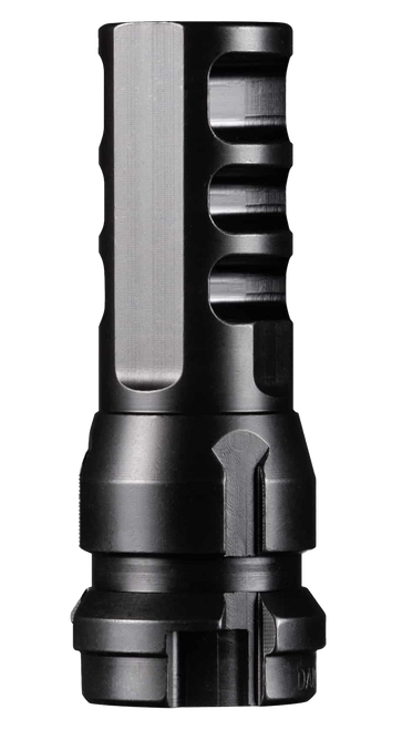 Dead Air DA103 KeyMo Muzzle Brake Black Nitride 4140 HT Alloy Steel 3/4"x24 Threads 338 Cal