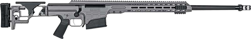 Barrett 18486 MRAD  300 Norma Mag 26" 10+1 Tungsten Gray Cerakote Rec Tungsten Gray Side Folding with Adjustable Comb Stock Black Polymer Grip Right Hand