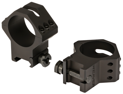 Weaver Mounts 99684 Six-Hole Picatinny Rings  Matte Black 34mm High