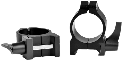 Warne 200LM Vertical Rings Maxima Matte Black 1" Low Quick Detach 0 MOA