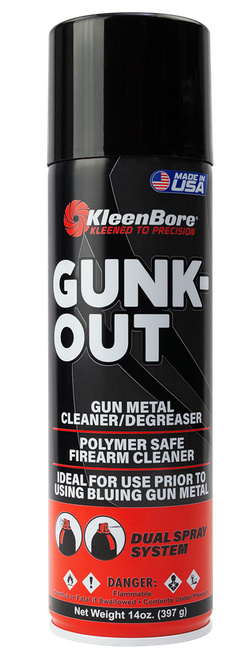 KleenBore GO5A Gunk-Out Gun Metal Cleaner/Degreaser 14 oz. Aerosol