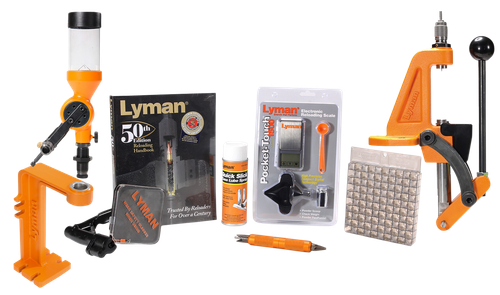 Lyman 7810350 Brass Smith Ideal Press Kit 1 Hole Cast Iron