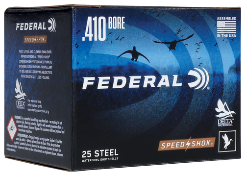Federal WF4136 Speed-Shok  410Gauge 3" 3/8oz 6Shot 25 Per Box/10 Case