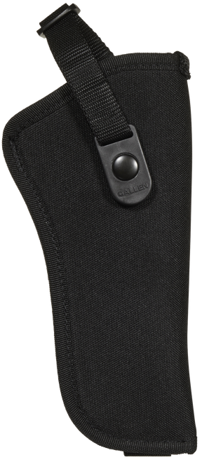 Allen 44818 Cortez  Size 18 OWB Style Black Polyester, Adjustable Strap & Belt Loop Mount Type fits 6" Barrel DA Revolver with Full Lug Right Hand