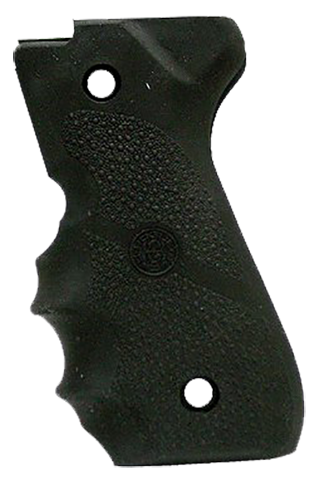 Hogue 92000 Rubber Grip  Black Rubber with Finger Grooves for Beretta 92F, 96