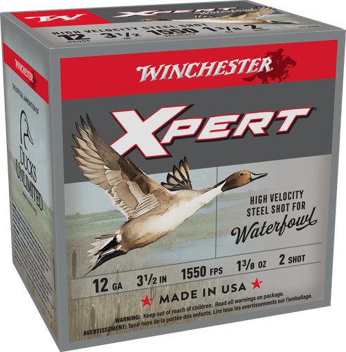 Winchester Ammo WEX12L2 Super X Xpert High Velocity 12Gauge 3.50" 1 3/8oz 2Shot 25 Per Box/10 Case