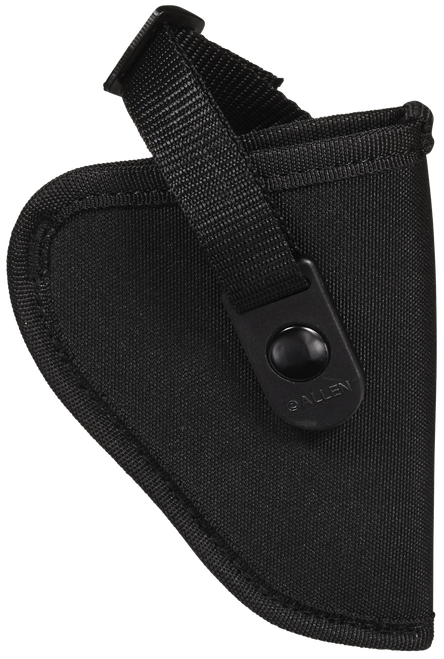 Allen 44800 Cortez  Size 00 OWB Style Black Polyester, Adjustable Strap & Belt Loop Mount Type fits 2-3" Barrel Small-Medium DA Revolver Right Hand