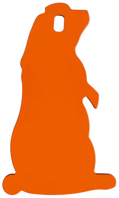 Champion Targets 44916C Impact Steel Prairie Dog Target Rimfire Orange