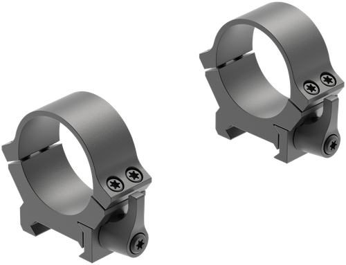 Leupold 174074 QRW2 Cross-Slot Scope Ring Set Matte Black Steel 30mm Tube Low Quick Release Picatinny/Weaver