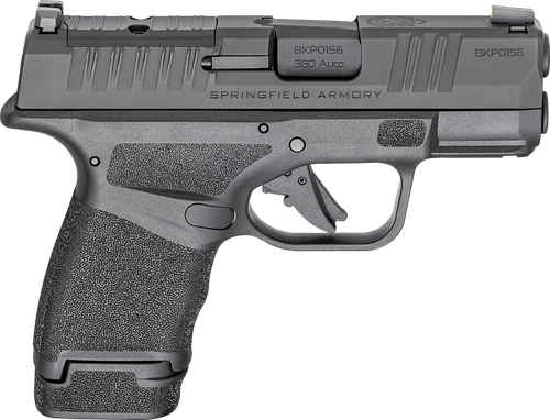 Springfield Armory HC931380BOSP Hellcat OSP Micro Compact 380 ACP 13+1 3" Black Melonite Steel Barrel & Optic Ready/Serrated Slide, Black Polymer Frame w/Accessory Rail, Adaptive Texture Grip