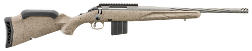 Ruger 46927 American II Ranch Full Size 6.5 Grendel 10+1 16.10" Cobalt Cerakote Spiral Fluted Threaded Barrel & Alloy Steel Receiver w/Picatinny Rail, Flat Dark Earth Splatter Adj LOP Synthetic Stock