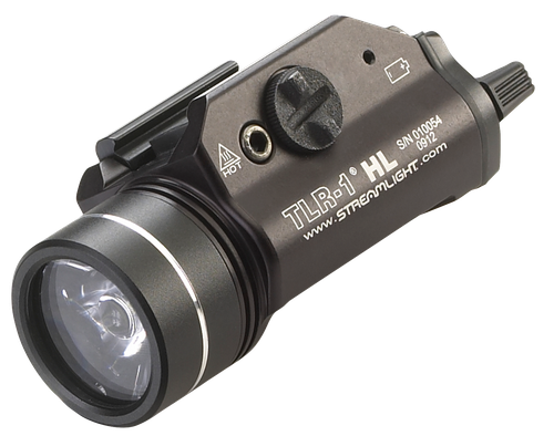 Streamlight 69260 TLR-1 HL Gun Light  Black Anodized 1,000 Lumens White LED