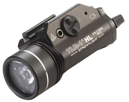 Streamlight 69260 TLR-1 HL Gun Light  Black Anodized 1,000 Lumens White LED