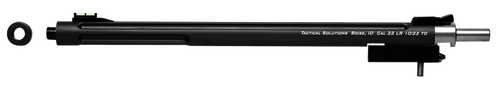 Tactical Solutions 1022TDMB X-Ring Barrel 22 LR 16.50" Black Matte Finish Aluminum Material Bull with Fluting, Threading & Sights for Ruger 10/22 Takedown