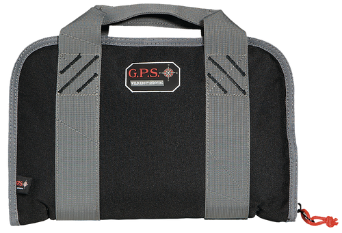 GPS Bags 1107PCCB Double Compact Black Holds 1-2 Handguns