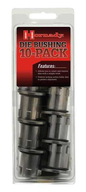Hornady 044096 Lock-N-Load Die Bushing Metal Works With Hornady Lock N Load AP Press 10 Pack