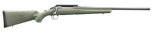 Glenfield 52001 Model A  Full Size 308 Win 4+1 20" Matte Black Threaded Barrel, Matte Black Alloy Steel Receiver w/Picatinny Rail, Moss Green Splatter Fixed Synthetic Stock, Thread Protector
