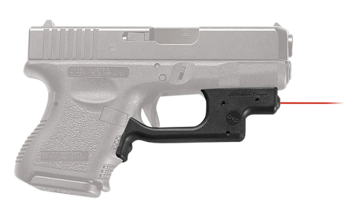 Crimson Trace 0123401 Laserguard  Compatible w/Glock Compact & Sumcompact, Red Laser Black Polymer