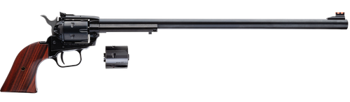 Heritage Mfg RR22MB16AS Rough Rider  22 LR 22 WMR 6 Shot 16" Black Barrel, Cylinder  & Zamak Frame, Cocobolo Grips