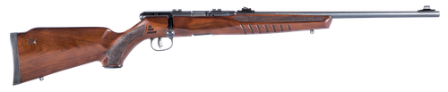 Savage Arms 70510 B22 G Full Size 22 WMR 10+1 21" Matte Black Sporter Barrel, Matte Black Drilled & Tapped Carbon Steel Receiver, Satin Hardwood Fixed Sporter Stock, Right Hand