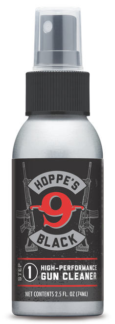 Hoppe's HBC2 Black Gun Cleaner Removes Oil Grease & Dirt 2.50 oz. Aluminum Pump Bottle