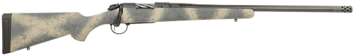 Bergara Rifles B14S522CF B-14 Ridge Carbon Wilderness 6.5 Creedmoor 4+1 22" Carbon Fiber  Wrapped Barrel, Gray Cerakote Steel Receiver, SoftTouch Woodland Camo Fixed American Style Stock, Right Hand