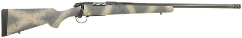 Bergara Rifles B14S522CF B-14 Ridge Carbon Wilderness 6.5 Creedmoor 4+1 22" Carbon Fiber  Wrapped Barrel, Gray Cerakote Steel Receiver, SoftTouch Woodland Camo Fixed American Style Stock, Right Hand