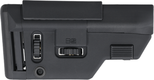 B5 Systems  Precision  Black Synthetic Adjustable with Cheek Riser Fits AR-Platform