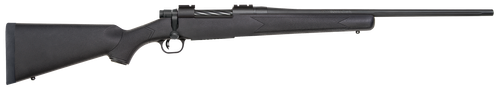 Mossberg 27877 Patriot  Full Size 25-06 Rem 5+1 22" Matte Blued Fluted Barrel, Drilled & Tapped Matte Blued Stainless Steel Receiver, Walnut Fixed Stock, Right Hand