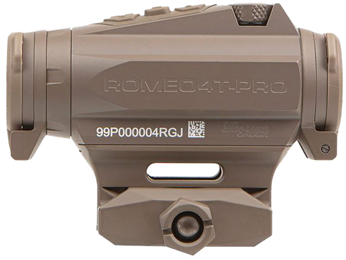 Sig Sauer Electro-Optics SOR44102 Romeo4T Pro Flat Dark Earth 1 x 20 mm 2 MOA Red Quad Ballistic Dot/65 MOA Circle