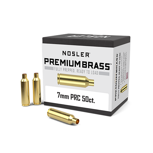Nosler 17890 Premium Brass Unprimed Cases 7mmPRC Rifle Brass 50/Box