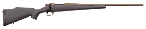 Weatherby VWB65PPR4T Vanguard Weatherguard 6.5 PRC 3+1 24" Barrel, Burnt Bronze Cerakote Metal Finish, Bronze Webbed Black Fixed Monte Carlo Stock