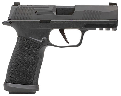 Sig Sauer 365XCA9TACOPS P365-XMACRO TACOPS Compact 9mm Luger 17+1 3.70" Black Barrel, Black Nitron Optic Ready/Serrated Slide, Black Polymer Frame w/Picatinny Rail, Black XMACRO Polymer Grips