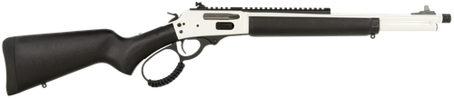 Rossi 95303016W R95 Trapper 30-30 Win 5+1 16.50" White Cerakote Threaded Barrel, White Cerakote Picatinny Rail Stainless Steel Receiver, Fixed Black Polymer Stock